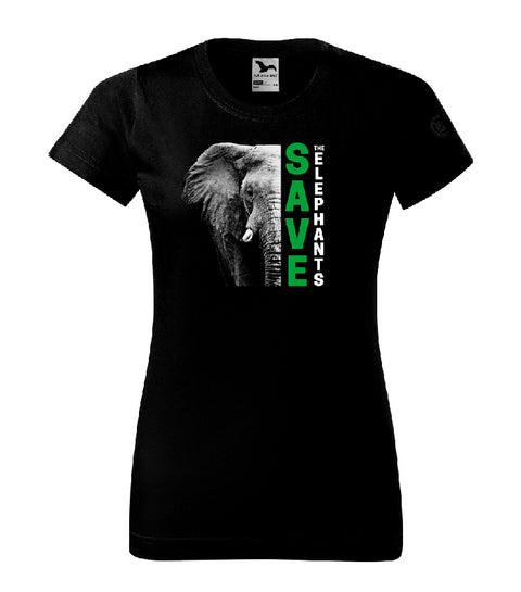 Bavlněné tričko Save the Elephants
